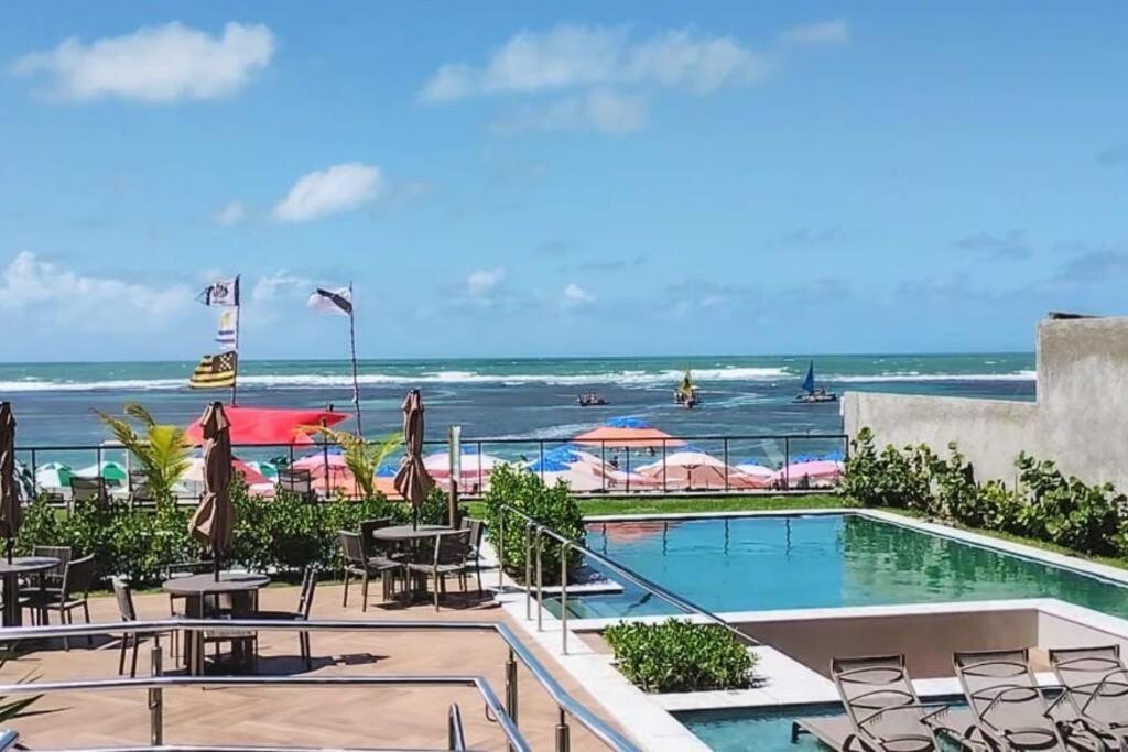 Ferienwohnung Flat De Luxo Beira-Mar Em Pôrto das Galinhas Exterior foto